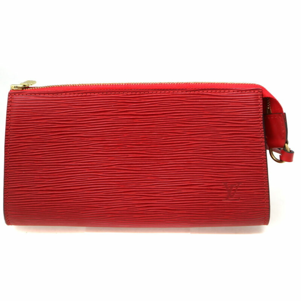 Louis Vuitton Accessory Pouch Epi Leather Castilian Red LV